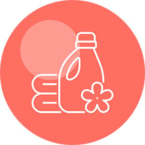 Cristais perfumados anti-amassados